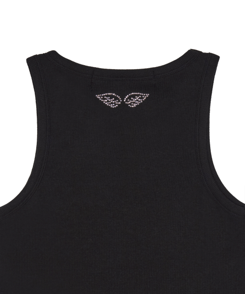 L17 HOTFIX SLEEVELESS(BLACK)