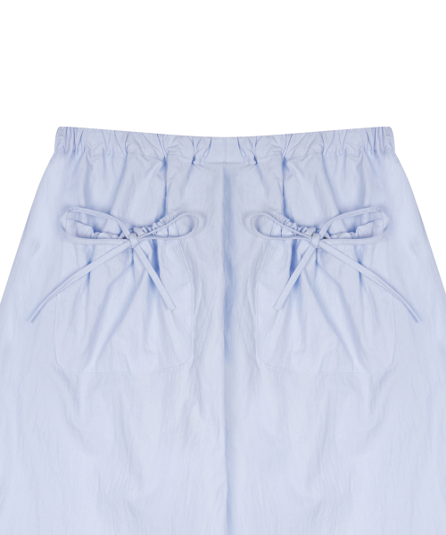 L17 STRING WIDE PANTS(SKY BLUE)