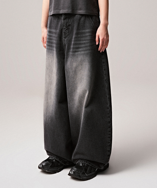 Rothen Wide Denim Pants VINTAGE BLUE