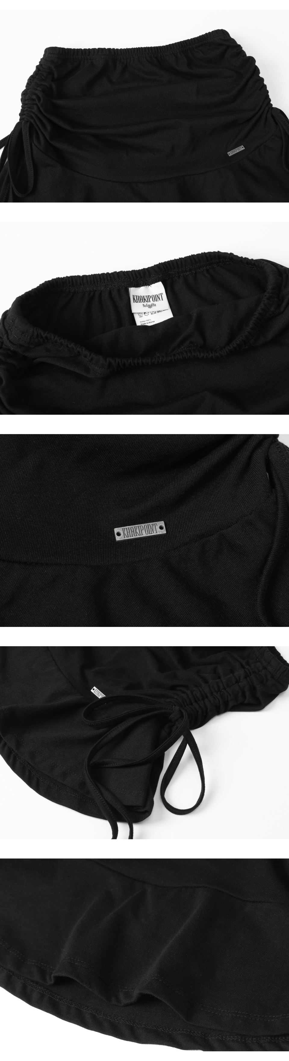 ★KHAKIPOINT★ Ribbon Shirring Skirt_2Colors MUSINSA | KHAKIPOINT Ribbon Shirring Skirt (melange)