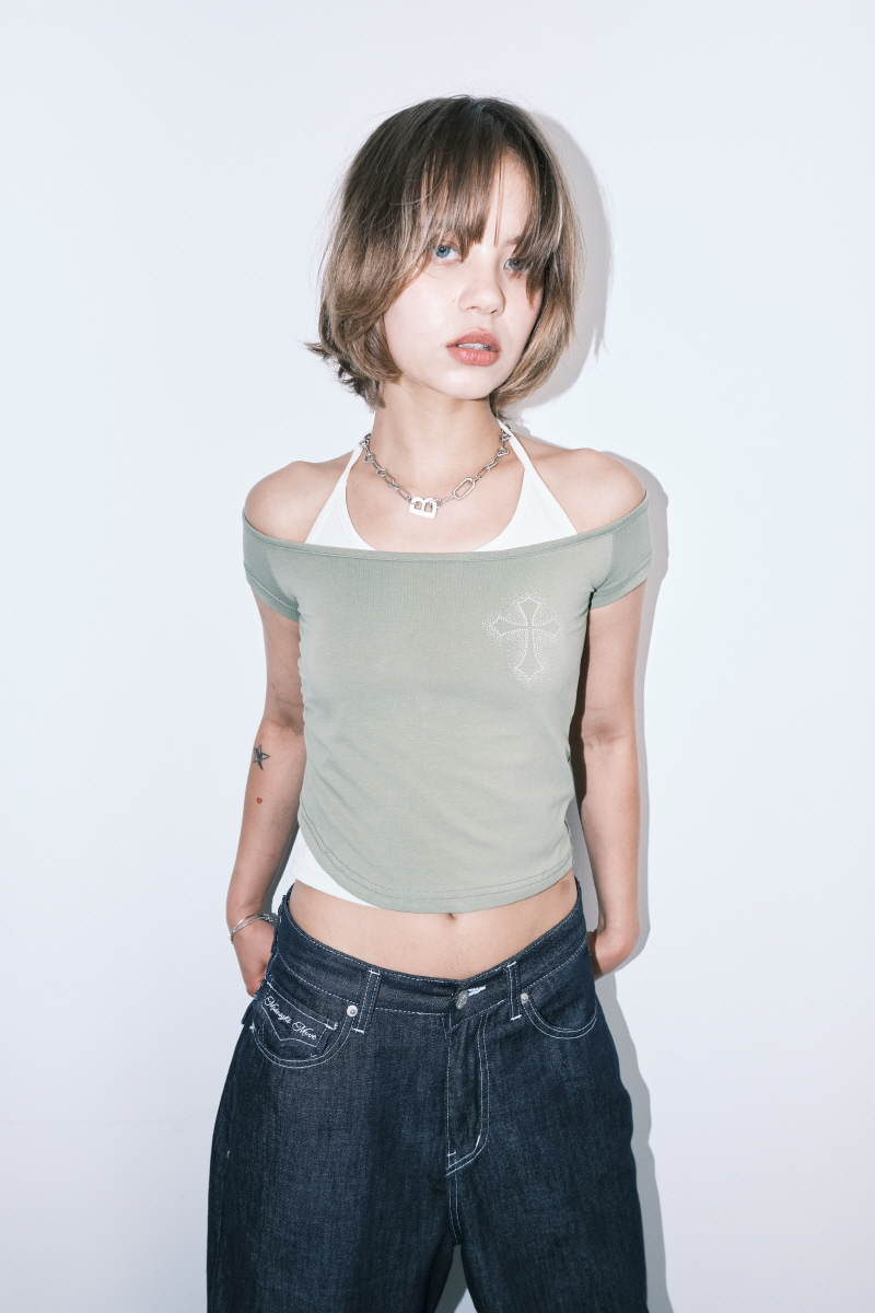 【MIDNIGHT MOVE】ag cross t ★韓国人気★ 追跡付 MUSINSA公式 | MIDNIGHT MOVE ag cross t (khaki)