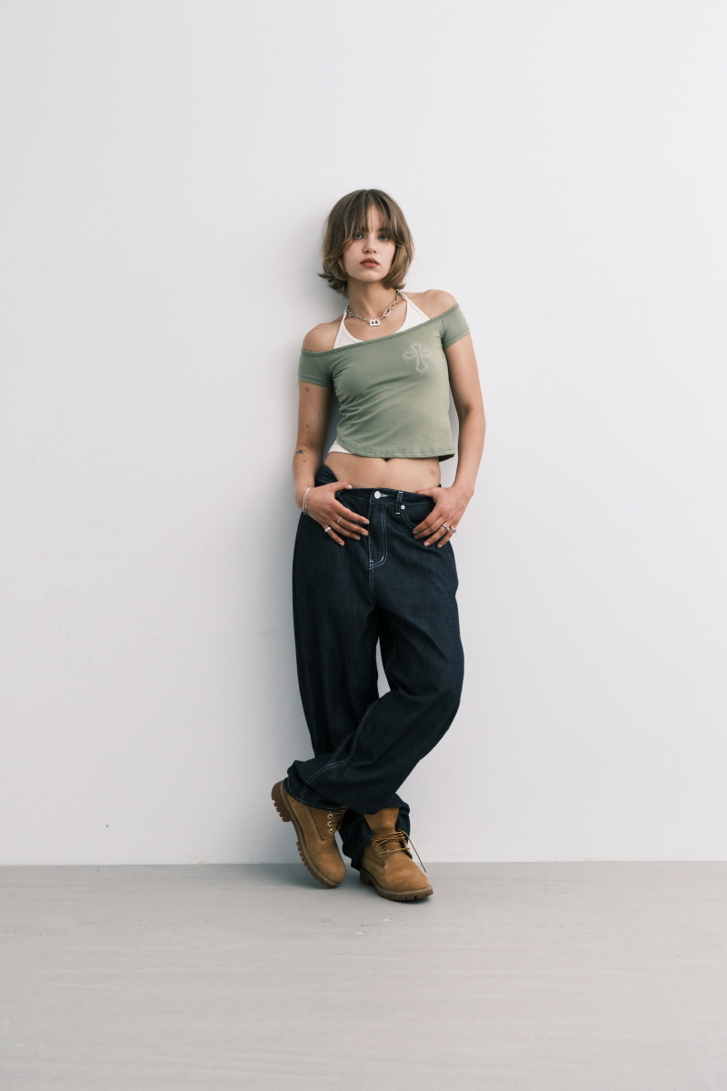 MUSINSA公式 | MIDNIGHT MOVE ag cross t (khaki)