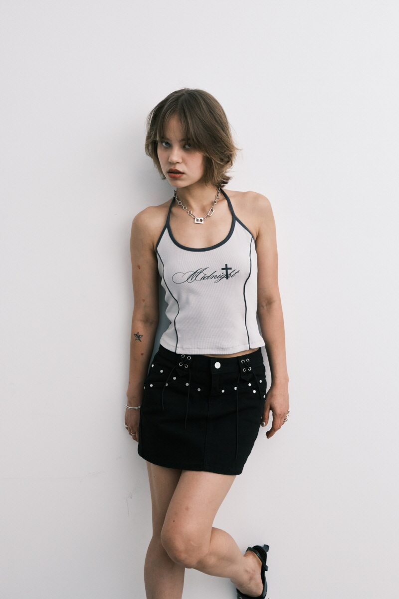 【MIDNIGHT MOVE】25ss belt skirt MUSINSA | MIDNIGHT MOVE belt skirt (black)