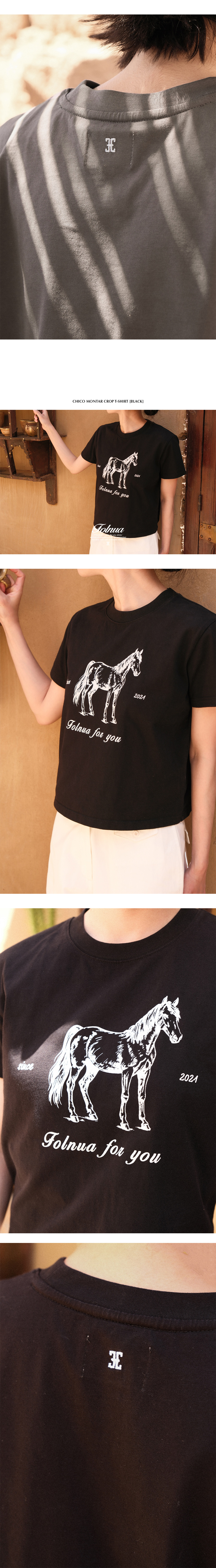 FOLNUA ♥ Chico Montar Crop T-shirt /追跡付 MUSINSA公式 | FOLNUA CHICO MONTAR CROP T - SHIRT [3COLOR]