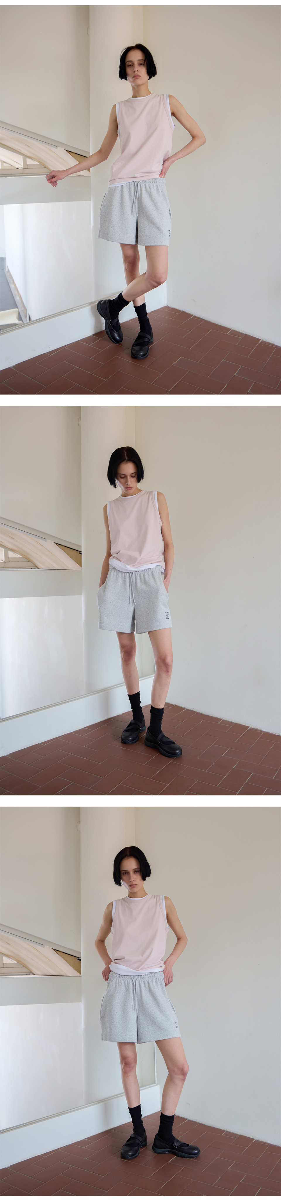 LEVAR ♥ Whenever Soft Sweat Shorts /追跡付 MUSINSA公式 | LEVAR Whenever Soft Sweat Shorts - Black