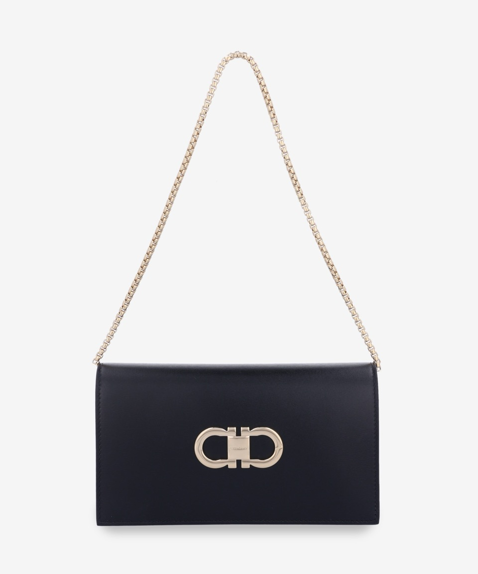 MUSINSA | SALVATORE FERRAGAMO Mini Double Gancini Shoulder