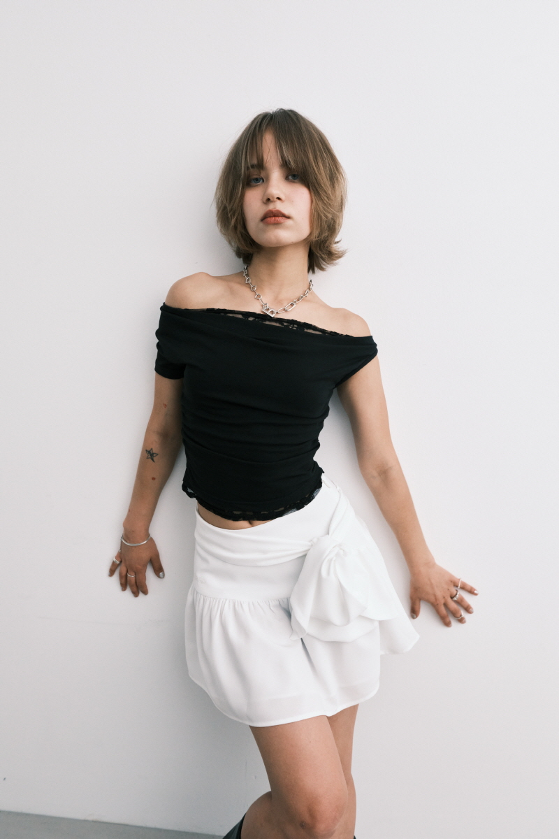 【MIDNIGHT MOVE】 lace duo t / 追跡付 MUSINSA公式 | MIDNIGHT MOVE lace duo t (white)