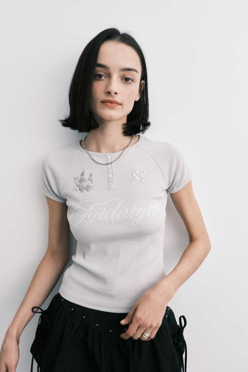MUSINSA公式 | MIDNIGHT MOVE pearl t (grey)