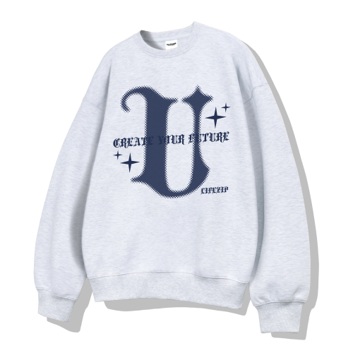Оверсайз свитшот полутон 5 Color [ULZM_0016]