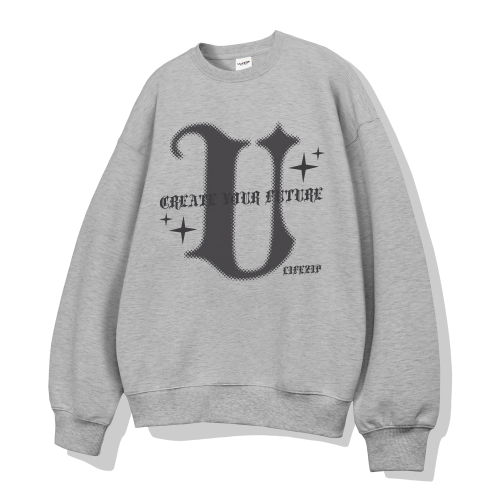 Оверсайз свитшот полутон 5 Color [ULZM_0016]