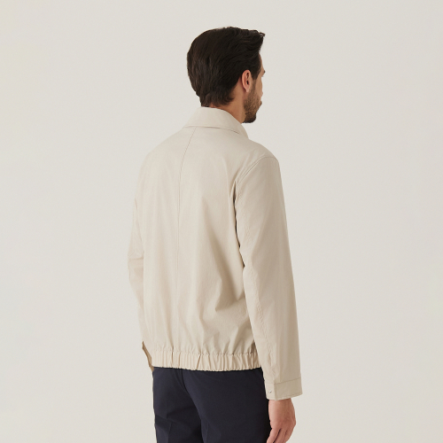 Блузон из смесового хлопка L/Beige (AM0FOJN20151)