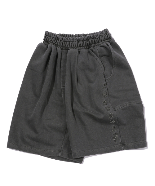 Свитшот-шорты Toteme Bermuda Pigment Smoke Black