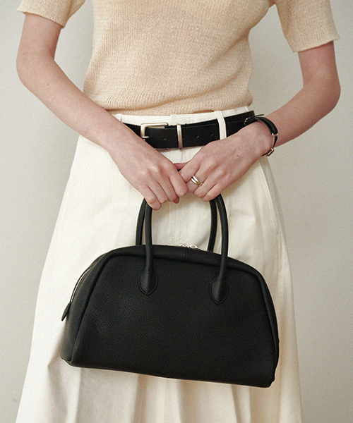 Vetiver medium tote bag-black