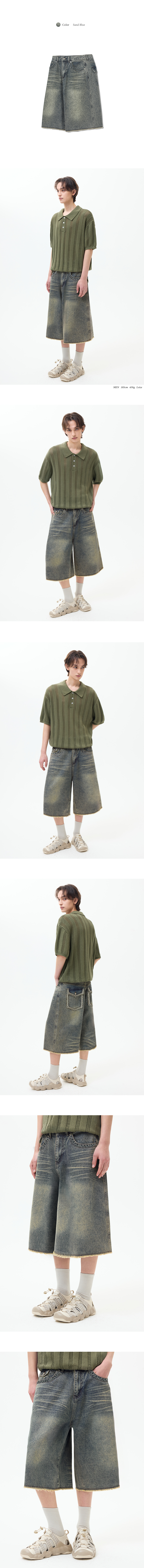 【TRILLION】BACK POCKET WESTERN DENIM BERMUDA PANTS MUSINSA | TRILLION Back Pocket Western Denim Bermuda Pants