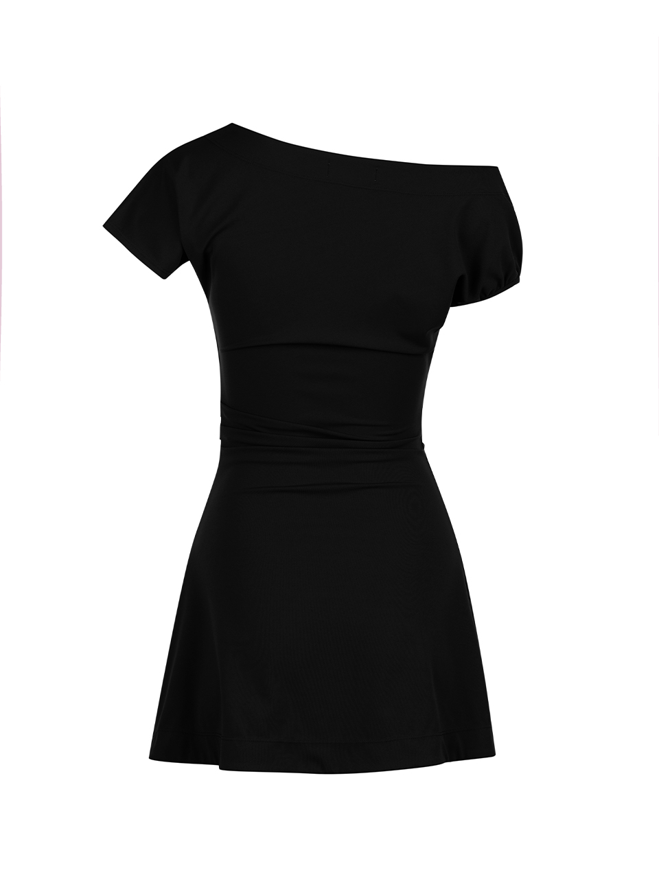 유희(YOUHEE) BASIC OFF-SHOULDER DRESS BLACK - 사이즈 & 후기