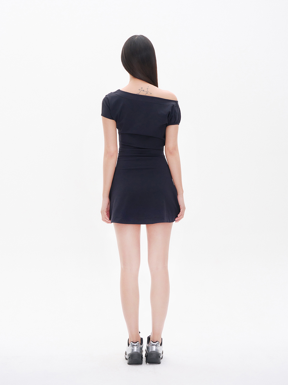 ★YOUHEE★ BASIC OFF-SHOULDER DRESS MUSINSA | YOUHEE BASIC OFF-SHOULDER DRESS BLACK