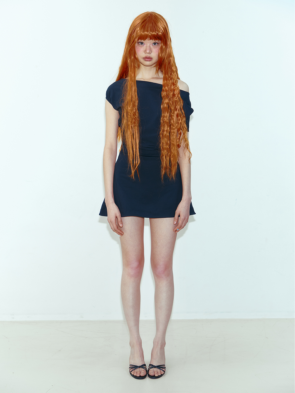 MUSINSA | YOUHEE BASIC OFF-SHOULDER DRESS BLACK