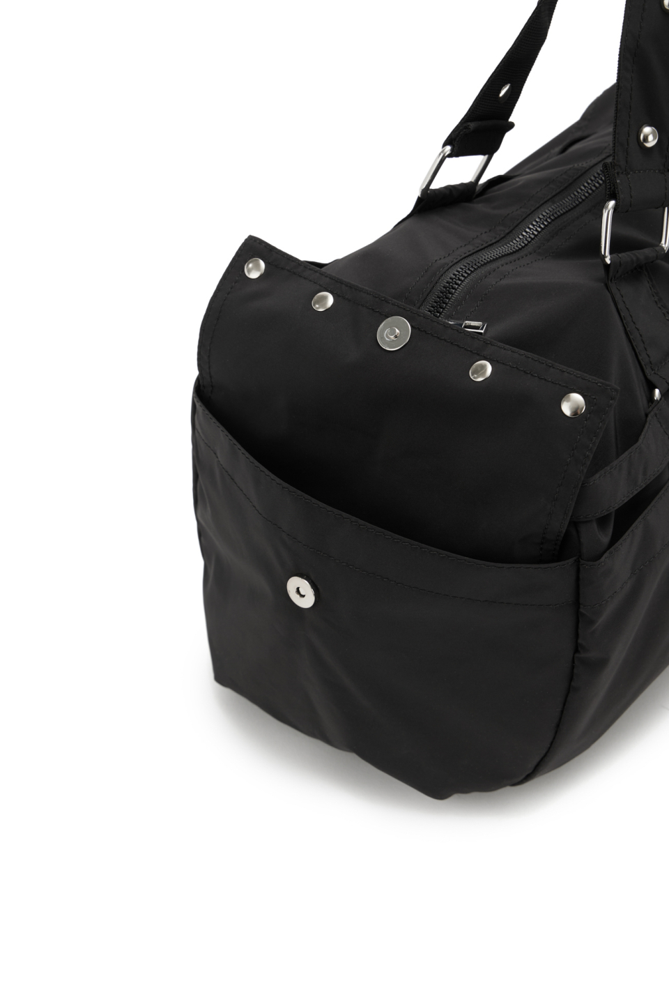 韓国商品/DEINET DEINET LOGO DUFFLE BAG 다이닛]DEINET LOGO DUFFLE BAG IN BLACK