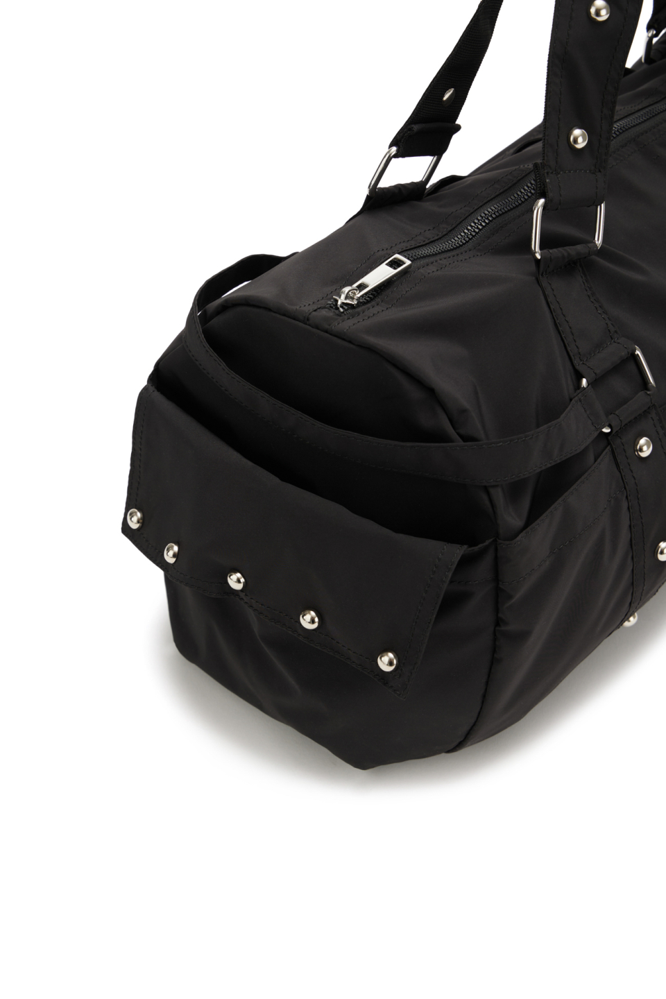 DEINET LOGO DUFFLE BAG IN BLACK - 감도 깊은 취향 셀렉트샵 29CM