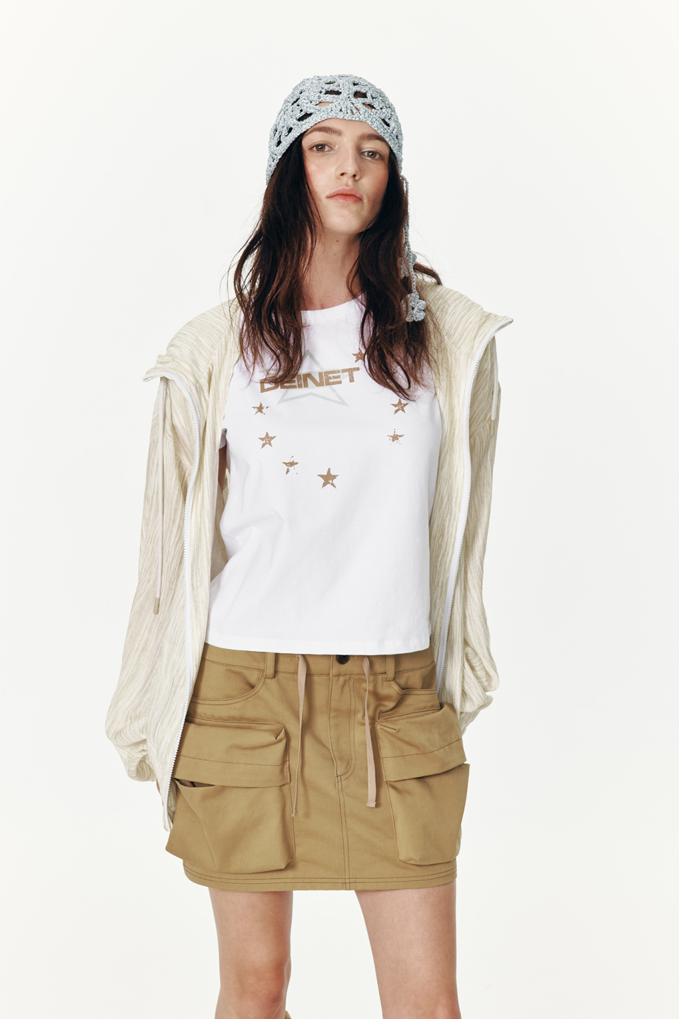 DEINET STAR GRAPHICS T SHIRTS - 2 COLORS WHITE
