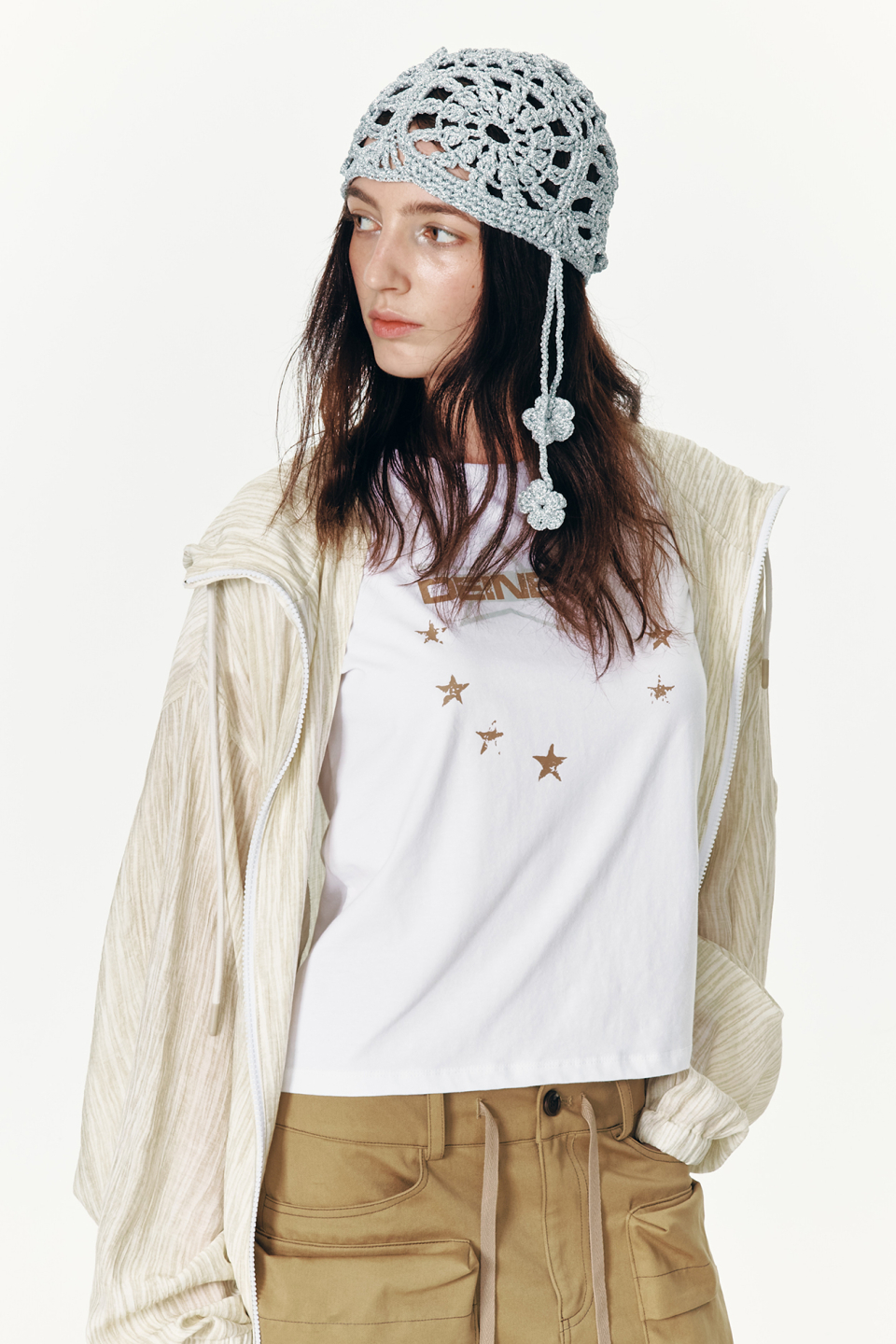DEINET STAR GRAPHICS T SHIRTS - 2 COLORS WHITE