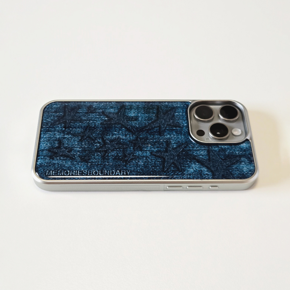 브로드스타진 폰케이스 블루 정면