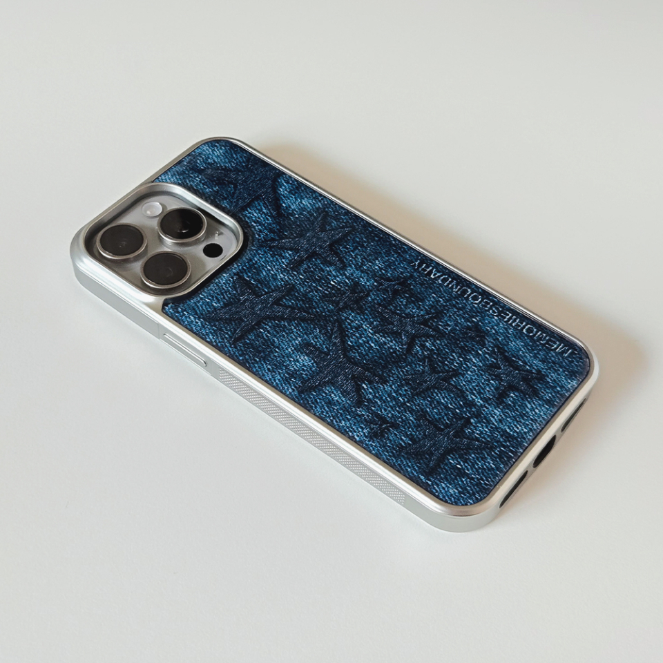 브로드스타진 폰케이스 블루 정면