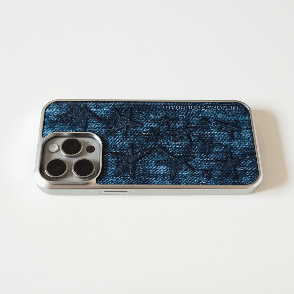 브로드스타진 폰케이스 블루 정면