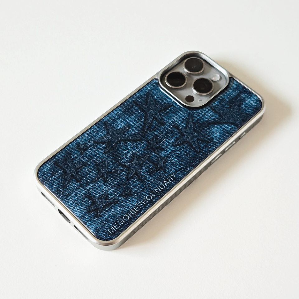 브로드스타진 폰케이스 블루 정면