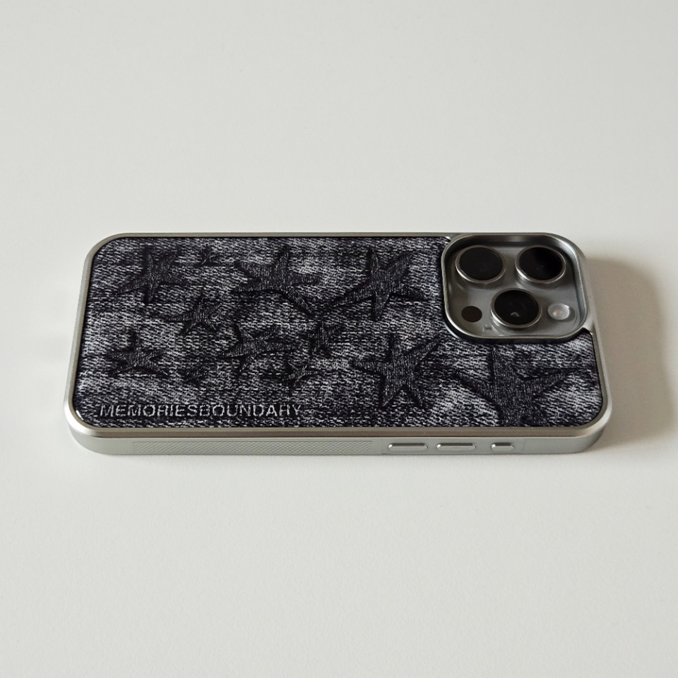 브로드스타진 블랙 폰케이스 정면