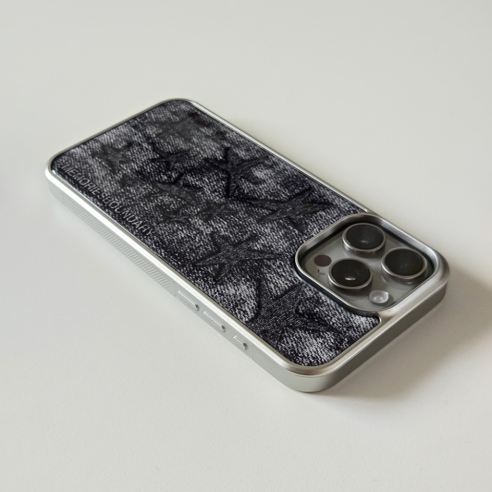 브로드스타진 블랙 폰케이스 상단부