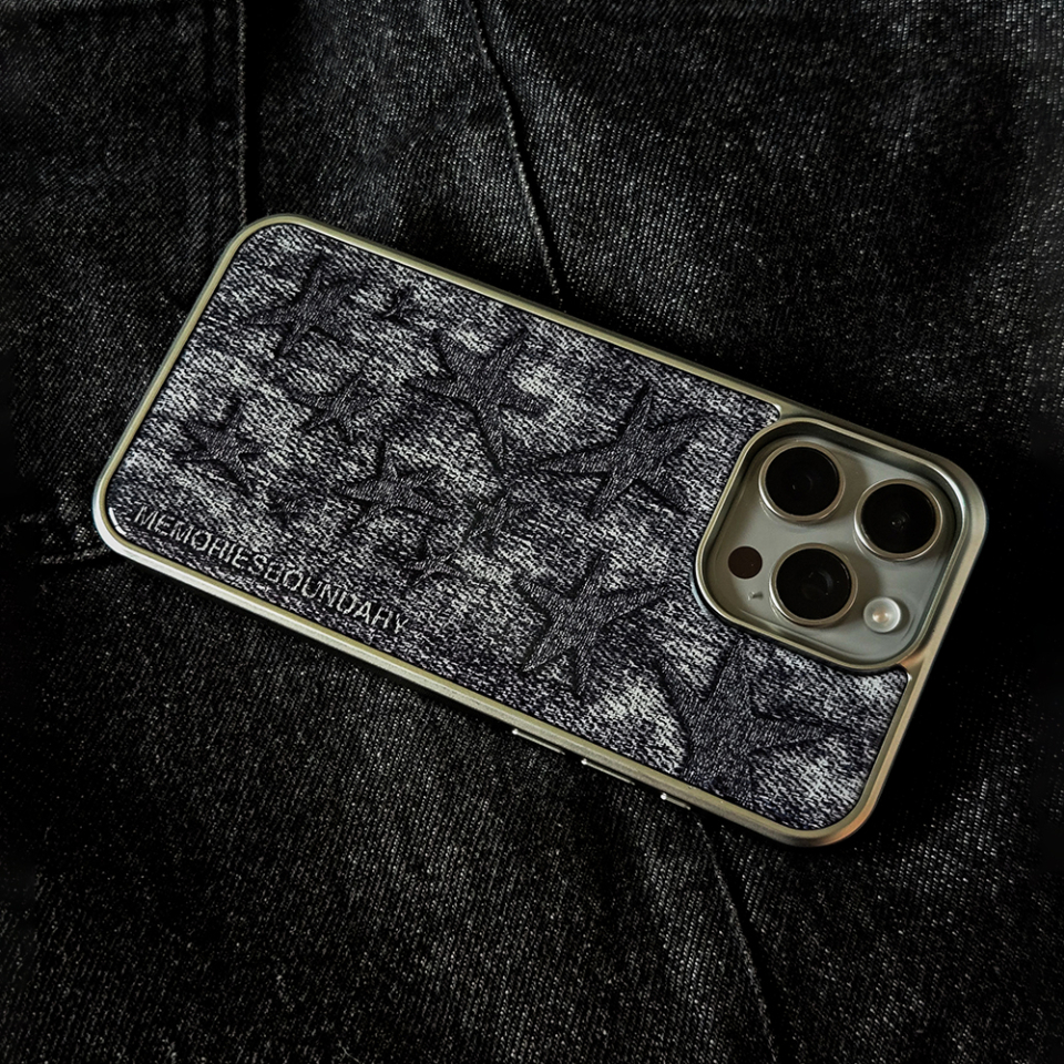 브로드스타진 블랙 폰케이스 정면