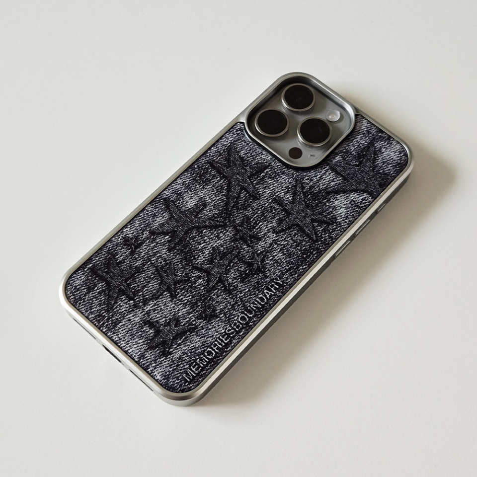 브로드스타진 블랙 폰케이스 정면