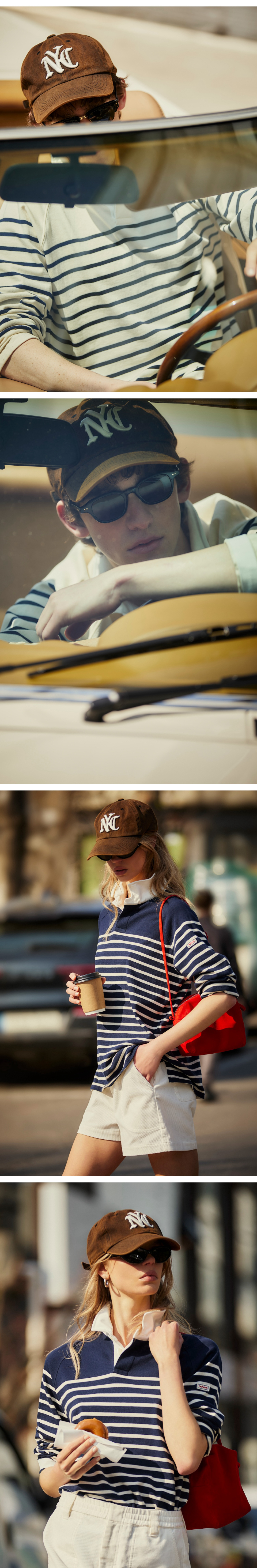 MUSINSA公式 | NOHANT NYC SALT WASHING BALL CAP BROWN