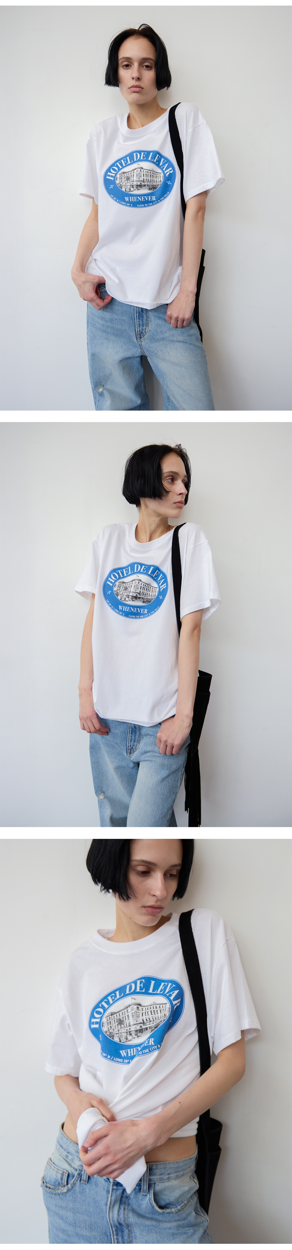 MUSINSA公式 | LEVAR Flow Wide Boots Cut Denim - Light Blue