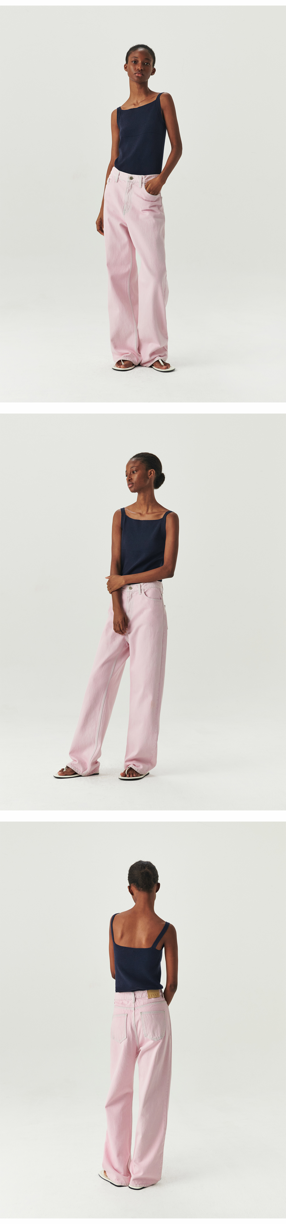 ★韓国発★Relaxed Fit Denim - Fade Pink/LEVAR MUSINSA | LEVAR Relaxed Fit Denim - Fade Pink