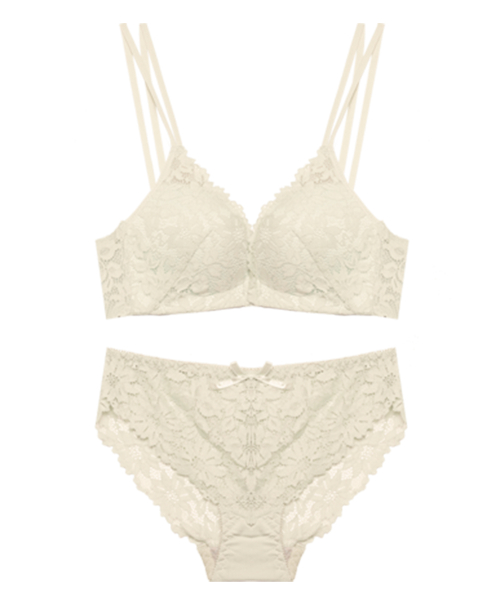 Your Lace Volume Front-Hook Bra Set (5color/6size)