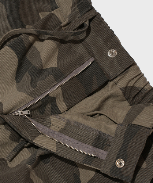 Utility широкие камуфляжные карго брюки (Beige)
