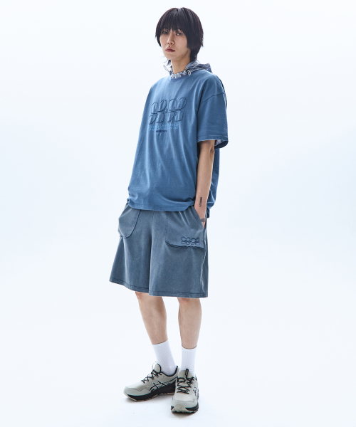 Flower Patch Solar шорты - Blue