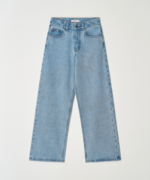 Широкие джинсы Sally Classic Wide Denim_Light Blue