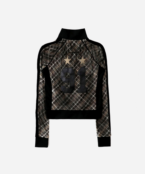 Трек-зипка Vintage Club - Check Brown