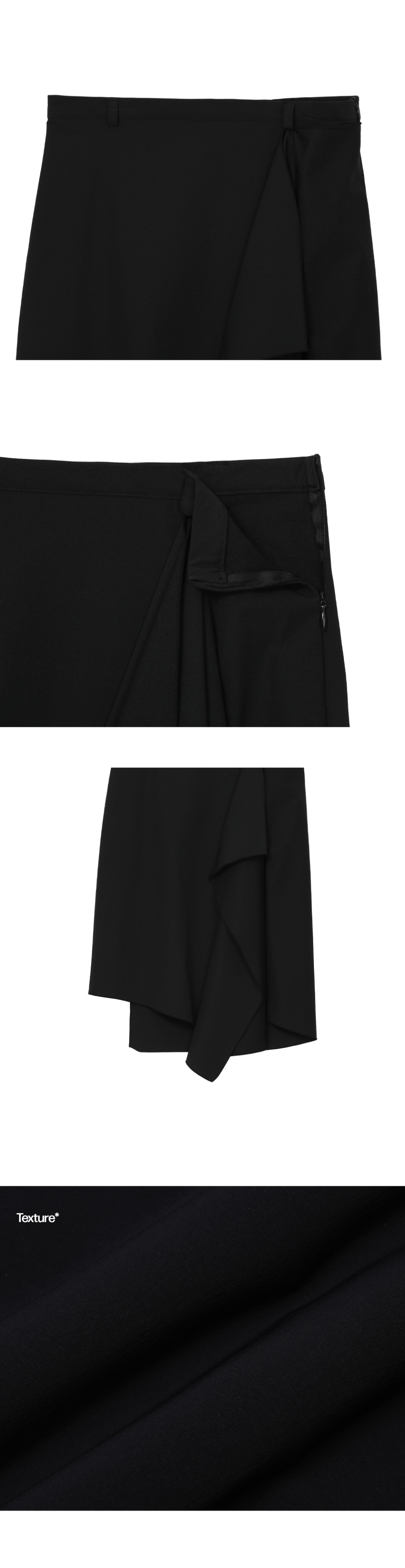 【Miseki SEOUL】25SS★ Draped midi skirt pants SET MUSINSA | MISEKI SEOUL Draped chiton midi skirt pants SET