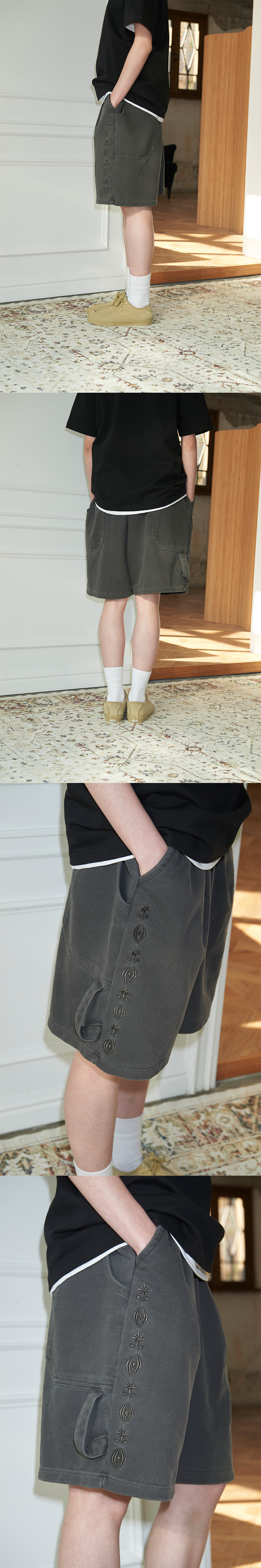 MUSINSA | CPGN STUDIO Totem Bermuda Pigment Sweatshorts