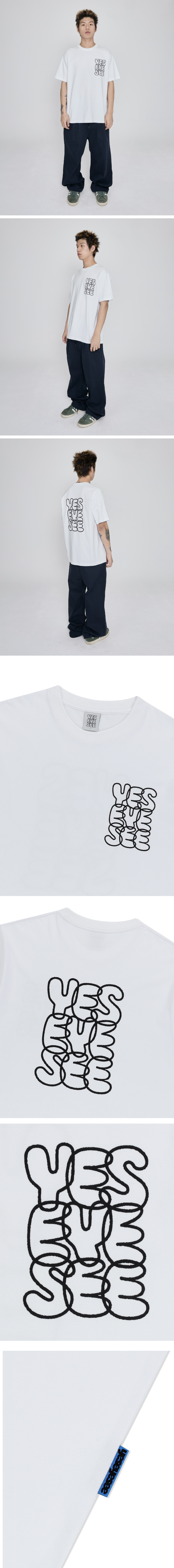 ◆25SS YESEYESEE C-Logo Tee/5色◆ MUSINSA | YESEYESEE [25SS] C-Logo Tee White