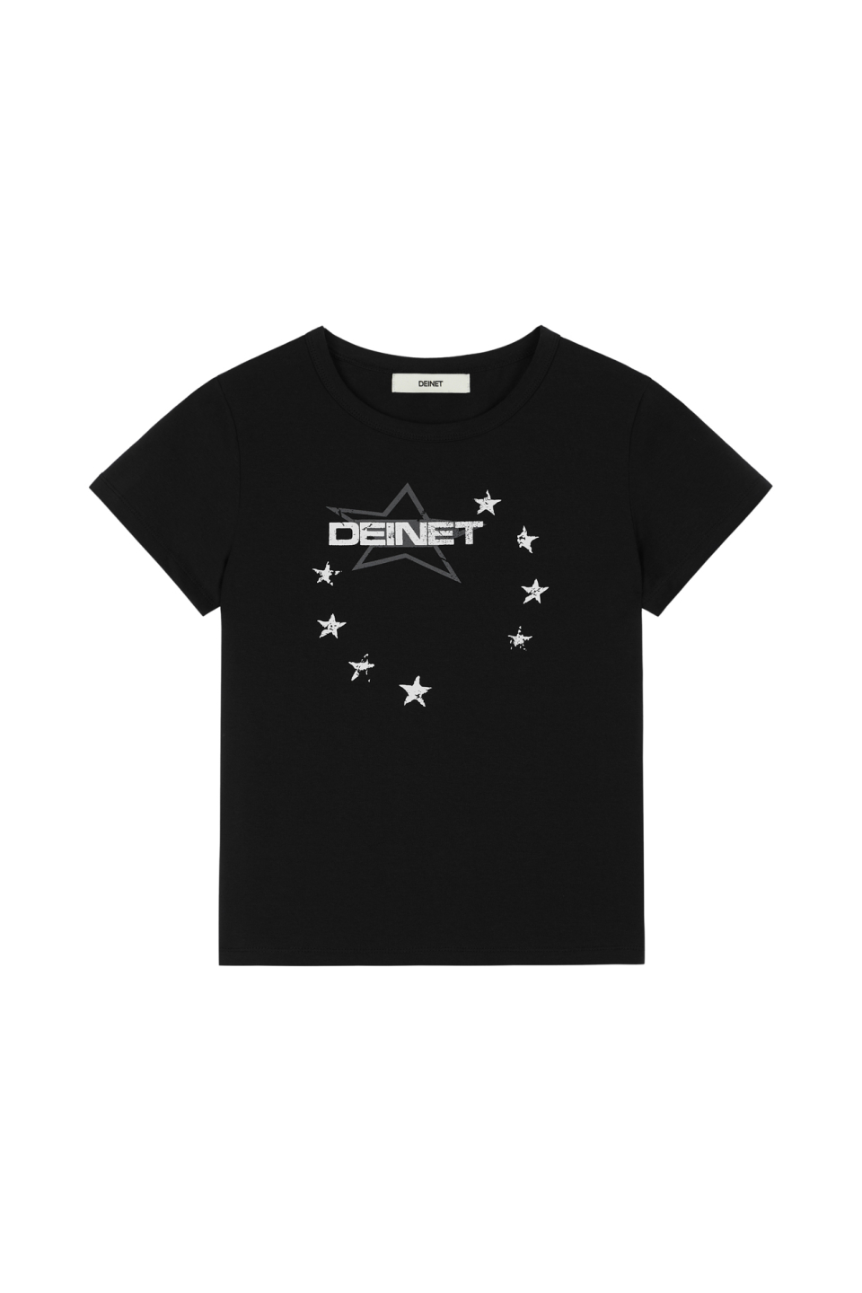 DEINET STAR GRAPHICS T SHIRTS - 2 COLORS BLACK