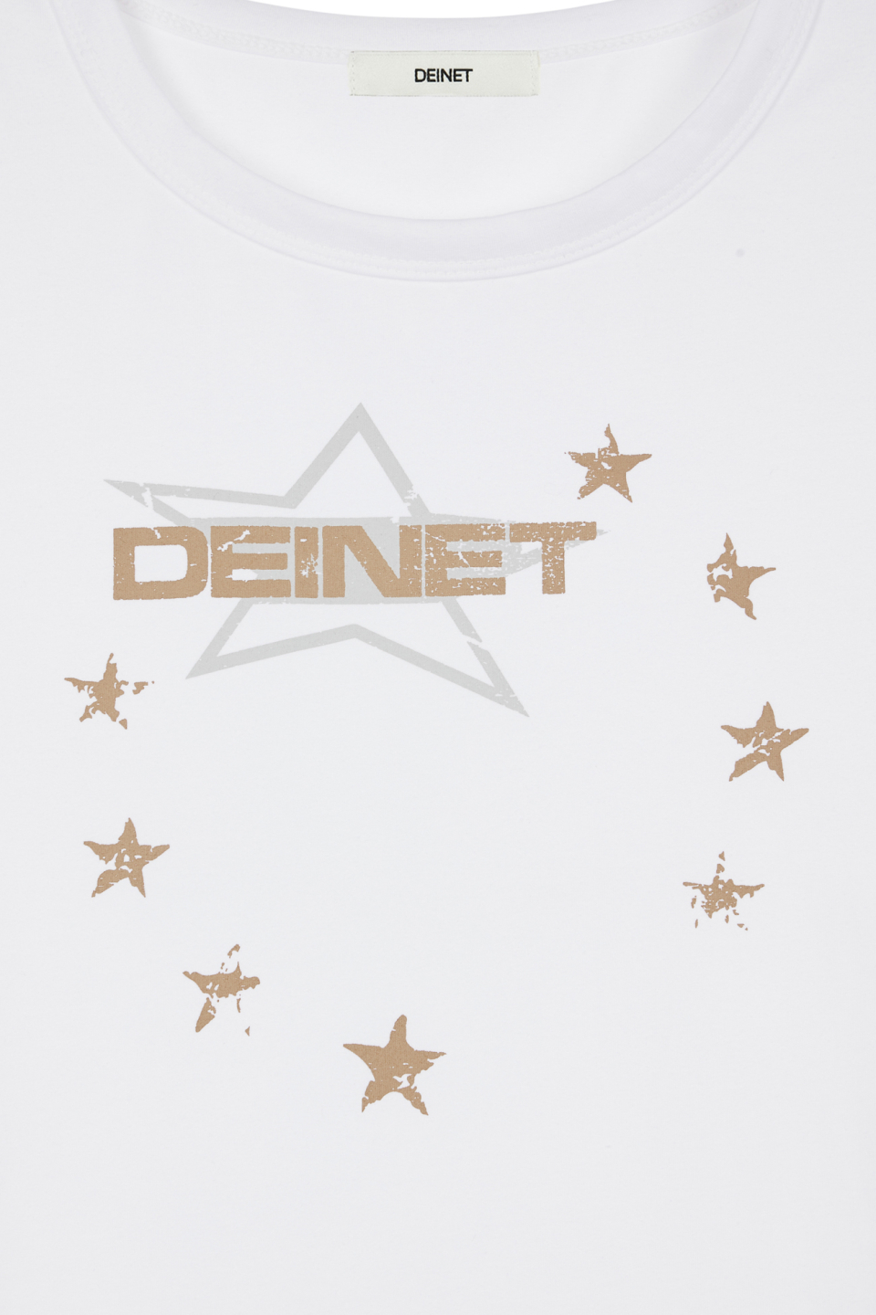 DEINET STAR GRAPHICS T SHIRTS - 2 COLORS WHITE