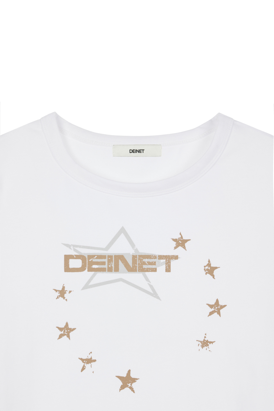 DEINET STAR GRAPHICS T SHIRTS - 2 COLORS WHITE