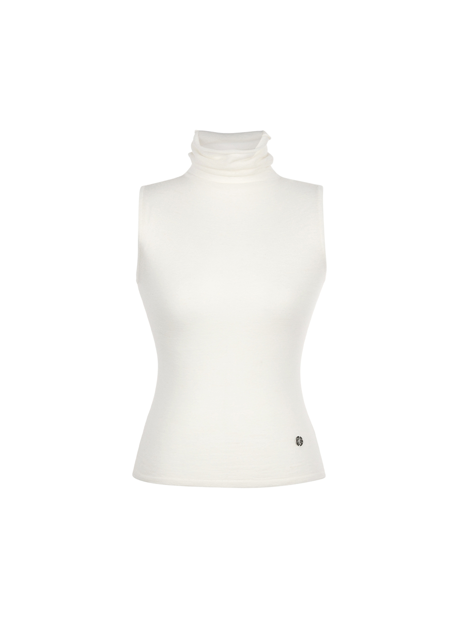 BASIC TURTLENECK SLEVELESS KNIT IVORY - 감도 깊은 취향