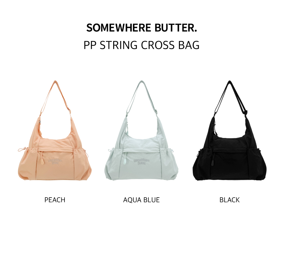 【SOMEWHEREBUTTER】PP String Cross Bag - 3Color MUSINSA | SOMEWHEREBUTTER PP String Cross Bag - 3Color