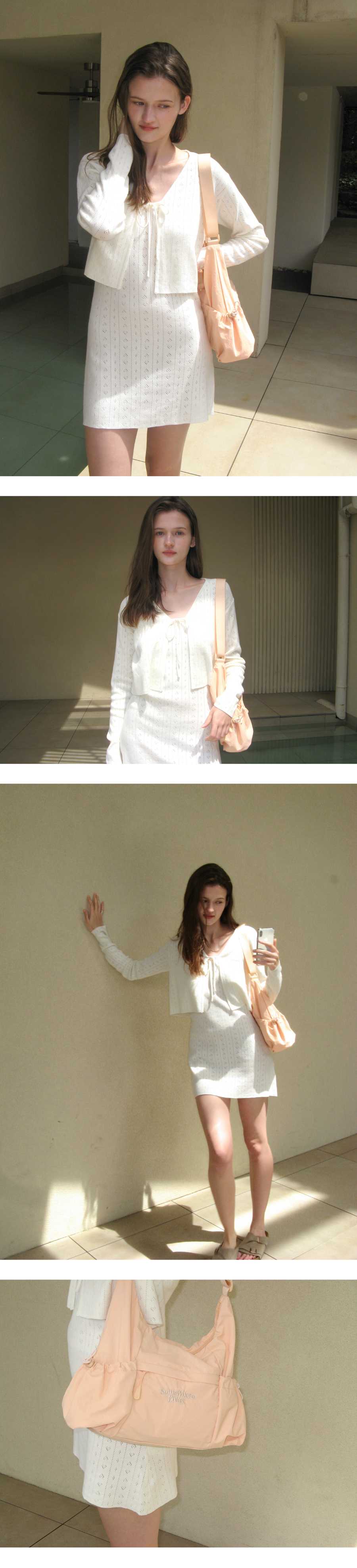 MUSINSA | SOMEWHEREBUTTER PP String Cross Bag - 3Color